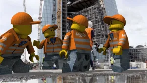 乐高工人建筑工地场景SU模型 - SU模型免费下载_sketchup模型