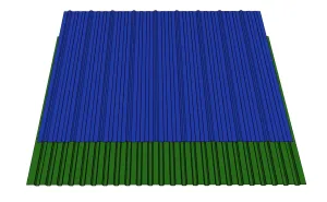 双层彩钢瓦屋面SU模型 SU模型下载