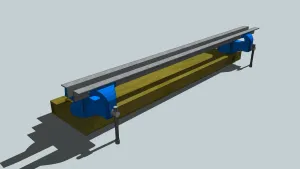 工字钢夹具角铁组合SU模型 SU模型下载