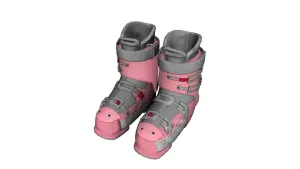 粉灰双拼滑雪靴SU模型 SU模型下载