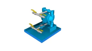 电动隔膜泵设备SU模型 SU模型下载