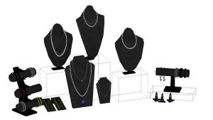 珠宝饰品组合展示架SU模型 SU模型下载