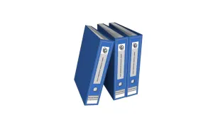 蓝色办公活页文件夹SU模型 SU模型下载