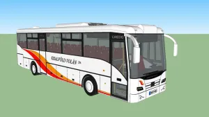 客车巴士运输车SU模型SU模型 SU模型下载