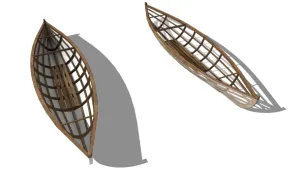 小型船小舟小船SU模型 SU模型下载