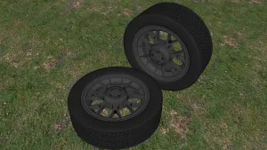 汽车轮毂轮胎SU模型 - SU模型免费下载_sketchup模型