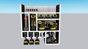 电动工具收纳柜SU模型 SU模型下载