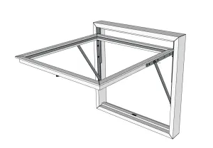 折叠液压窗五金SU模型 SU模型下载