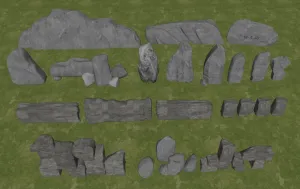 中国园林石SU模型 SU模型下载