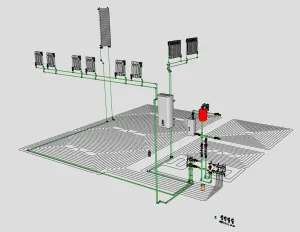 地暖耦合器系统SU模型 SU模型下载
