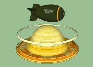 核弹爆炸效果SU模型 SU模型下载