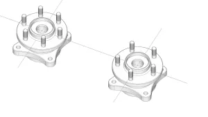 轮毂轴承组件SU模型