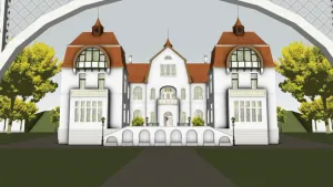 新艺术风格酒店SU模型 - SU模型免费下载_sketchup模型