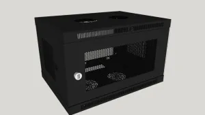 6U壁挂式网络机柜SU模型 SU模型下载