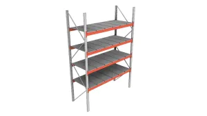 SU 重型仓库货物架SU模型 SU模型免费下载