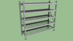 网层板仓储货架仓库货物架SU模型 SU模型下载