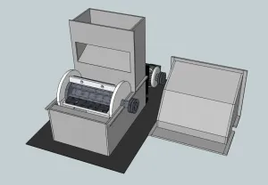 工业破碎粉碎机SU模型 - SU模型免费下载_sketchup模型