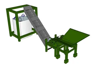 破碎输送吨包收集SU模型 - SU模型免费下载_sketchup模型