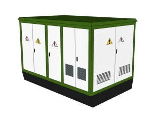 电力设备箱式变电站SU模型 SU模型下载