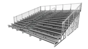 多层金属看台SU模型 SU模型下载