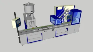 自动化灌装生产线SU模型 - SU模型免费下载_sketchup模型