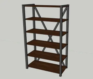 工业货架置物架SU模型 SU模型下载