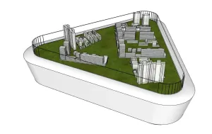 售楼处展示沙盘SU模型 SU模型下载