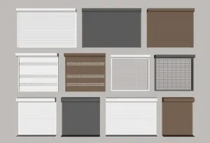 多款式卷帘门集合（卷闸门）SU模型 SU模型下载