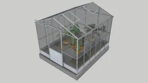 铝合金温室阳光花房SU模型 SU模型下载