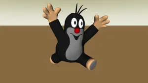 卡通鼹鼠玩偶SU模型 - SU模型免费下载_sketchup模型