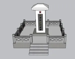 革命烈士纪念碑SU模型 SU模型下载