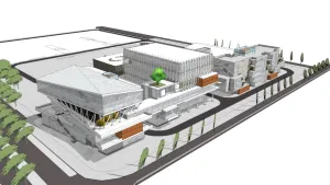 现代文化博物馆建筑SU模型 SU模型下载