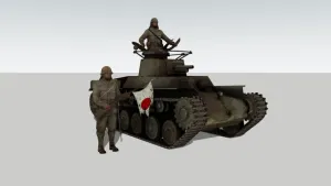 二战日寇轻型坦克SU模型 SU模型下载