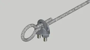 钢丝绳卡头连接件SU模型 SU模型下载
