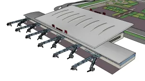 银川机场T2航站楼SU模型 SU模型下载