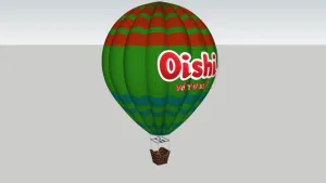 上好佳热气球装饰SU模型 SU模型下载