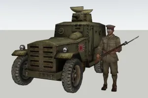 二战日军装甲车SU模型 - SU模型免费下载_sketchup模型