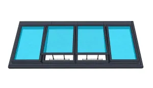 四联排电动天窗采光井SU模型 SU模型下载