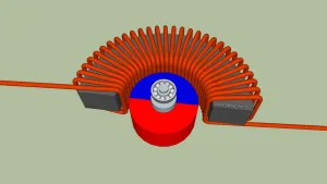 电磁线圈永磁体SU组件模型 SU模型下载