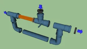 管道系统阀门组件SU模型 SU模型下载