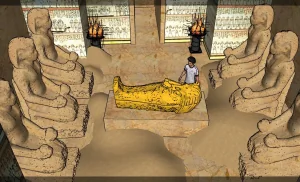 古埃及法老墓室场景SU模型 SU模型下载