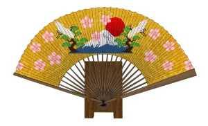 日式和风装饰折扇SU模型 SU模型免费下载 - 草图大师日式和风装饰折扇SU模型模型