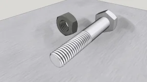 六角螺栓螺母SU模型 - SU模型免费下载_sketchup模型