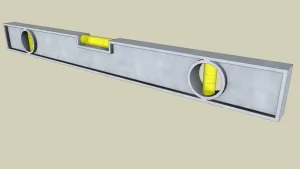铝合金水平尺测量工具SU模型 SU模型下载