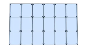 点支式玻璃幕墙(玻璃墙)SU模型 - SU模型免费下载_sketchup模型