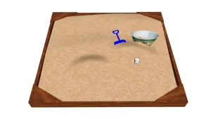 儿童沙池玩具（沙堆）SU模型 SU模型下载