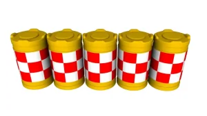 交通道路防撞桶SU模型 SU模型下载