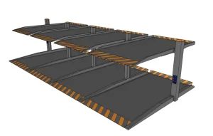 立体升降机械车位SU模型 SU模型下载