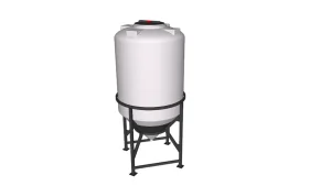 锥底立式储料罐SU模型 - SU模型免费下载_sketchup模型