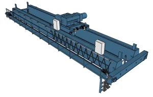 龙门式数控加工机床SU模型 - SU模型免费下载_sketchup模型